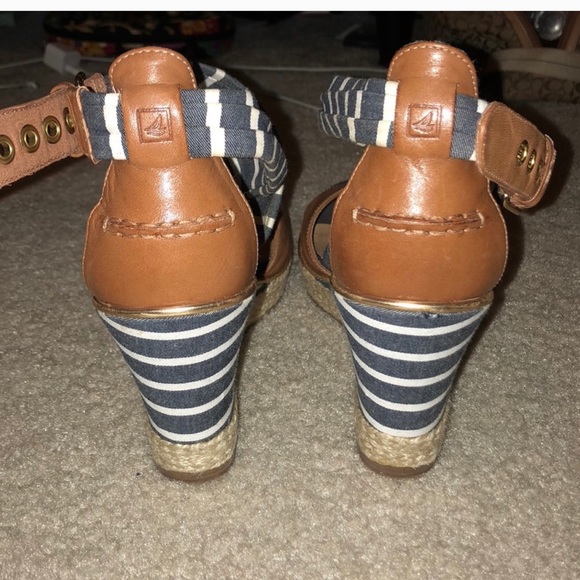 ⚓️⚓️⚓️Sperry top-sider wedge sandals.⚓️⚓️⚓️ - Picture 4 of 6